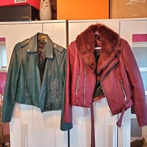 2 for one Vegan Leather Jacket Deal